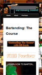 Mobile Screenshot of billdavisbartendingschool.com